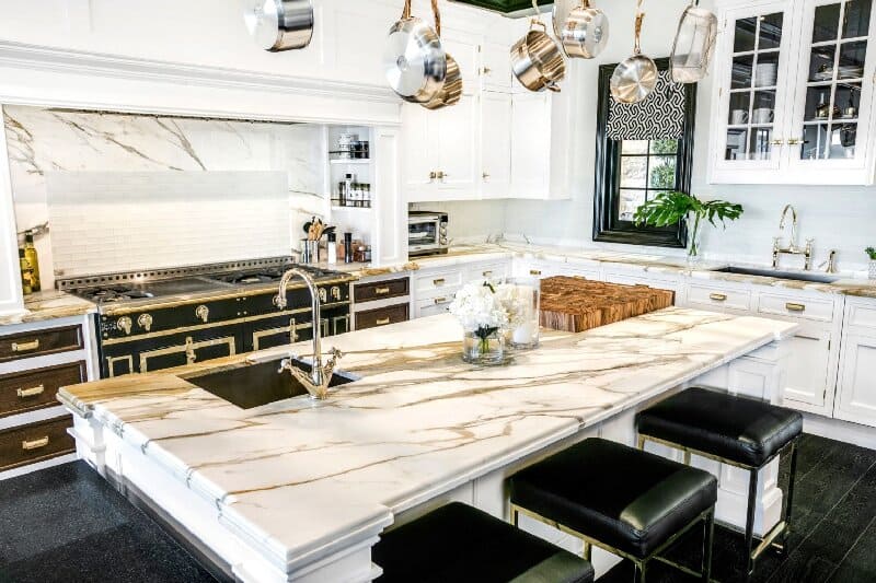 marble kitchen countertop value