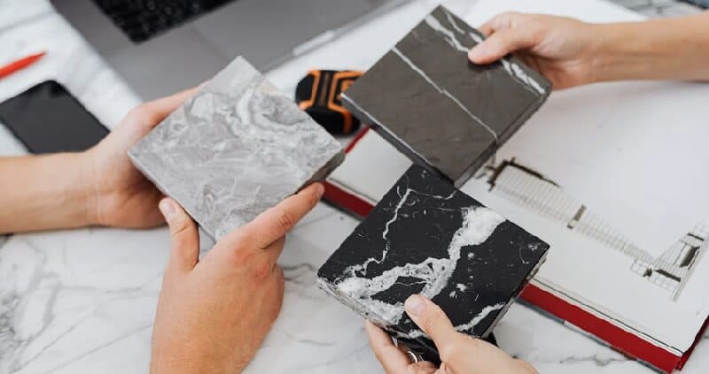 Marble Sample vs Digital Photo