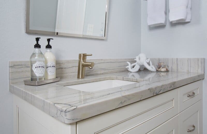 Quartzite bathroom vanity top