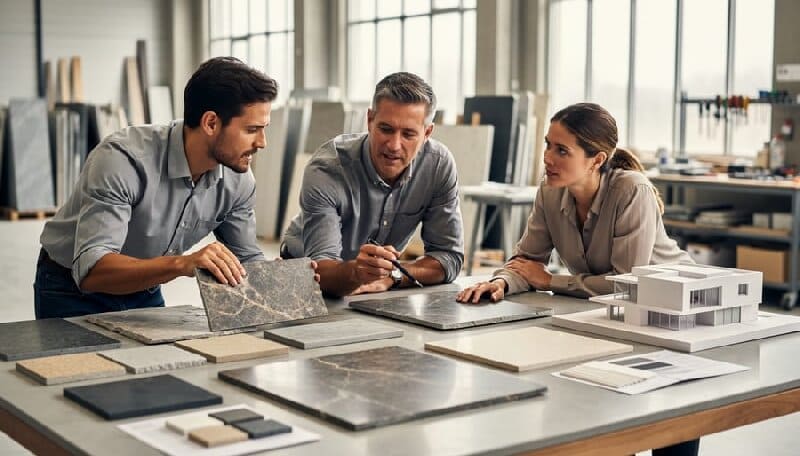 business meeting with clients