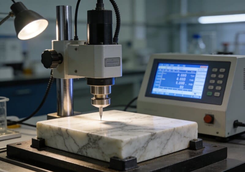 marble hardness testing in factory