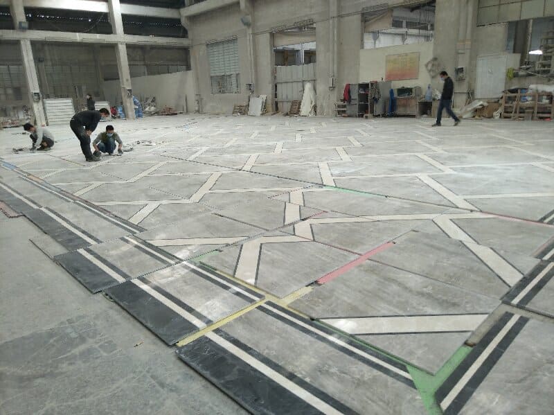 marble floor consistency check